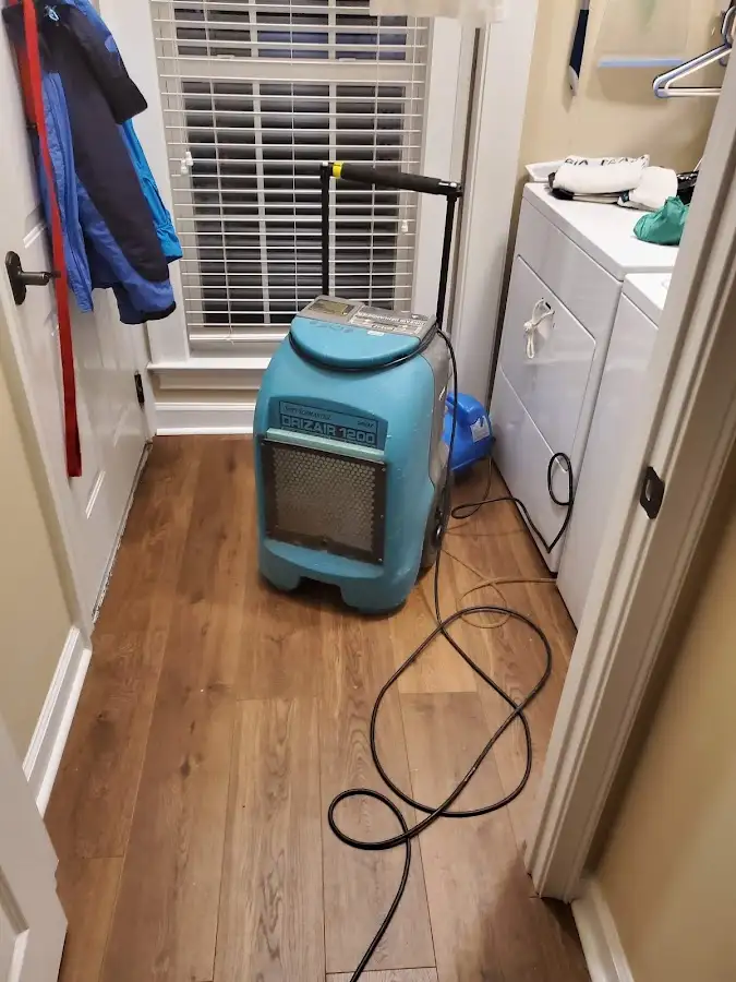 Commercial dehumidifier deployed for Crawl Space Restoration in Newport Beach